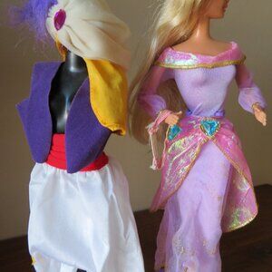 Disney Barbie Princess Jasmin and Aladdin Clothing Lot Replacement